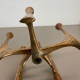 Midcentury Brutalist Bronze Candleholder by Michael Harjes, Germany, 1960s