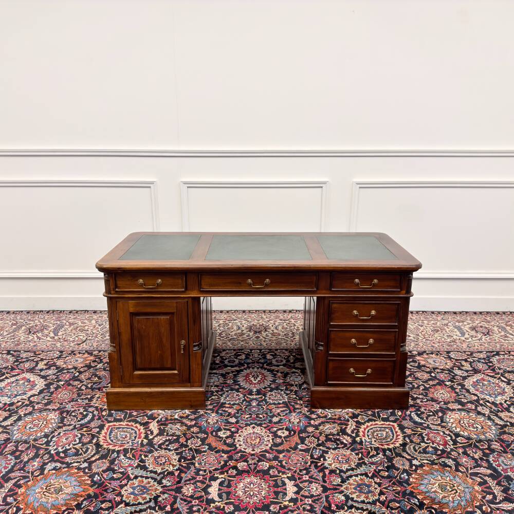 Classic English Chesterfield Desk