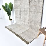 7x10 Dark Green White Handmade Wool Turkish Rug, 200x300Cm SK 242094