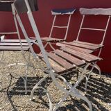 Lot de 4 chaises de jardin / bistrot