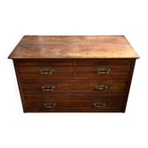 English commode Hobbs & Co 4 drawers in dark wood