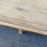 Farm table in natural wood fir 1900 brewery