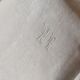 10 old damask linen napkins with monogram