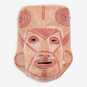 Terracotta mask, South America, 70s