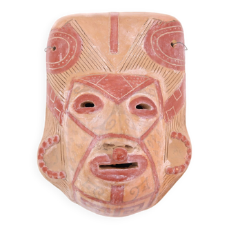 Terracotta mask, South America, 1970s