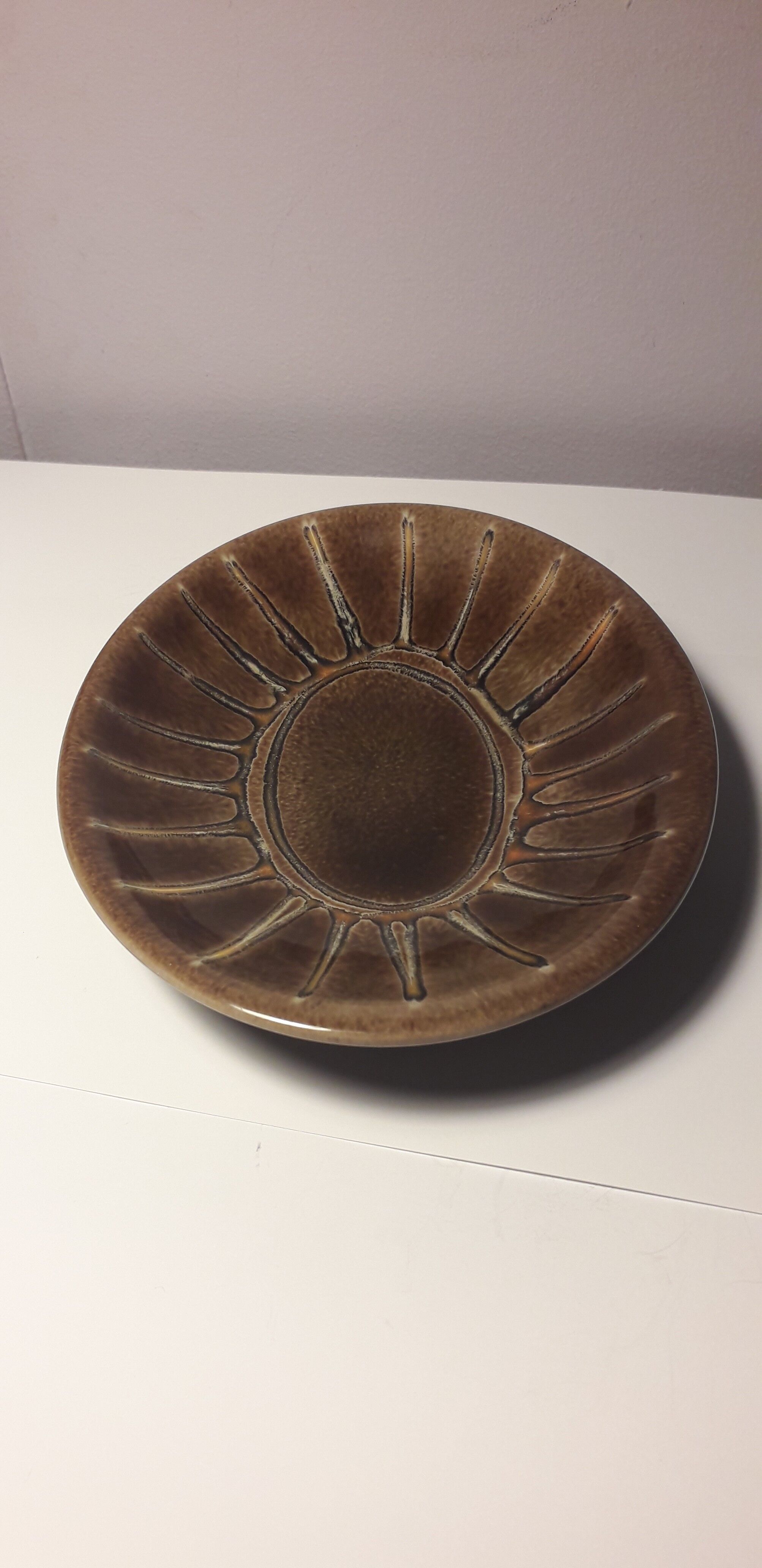 Empty ceramic pocket cup