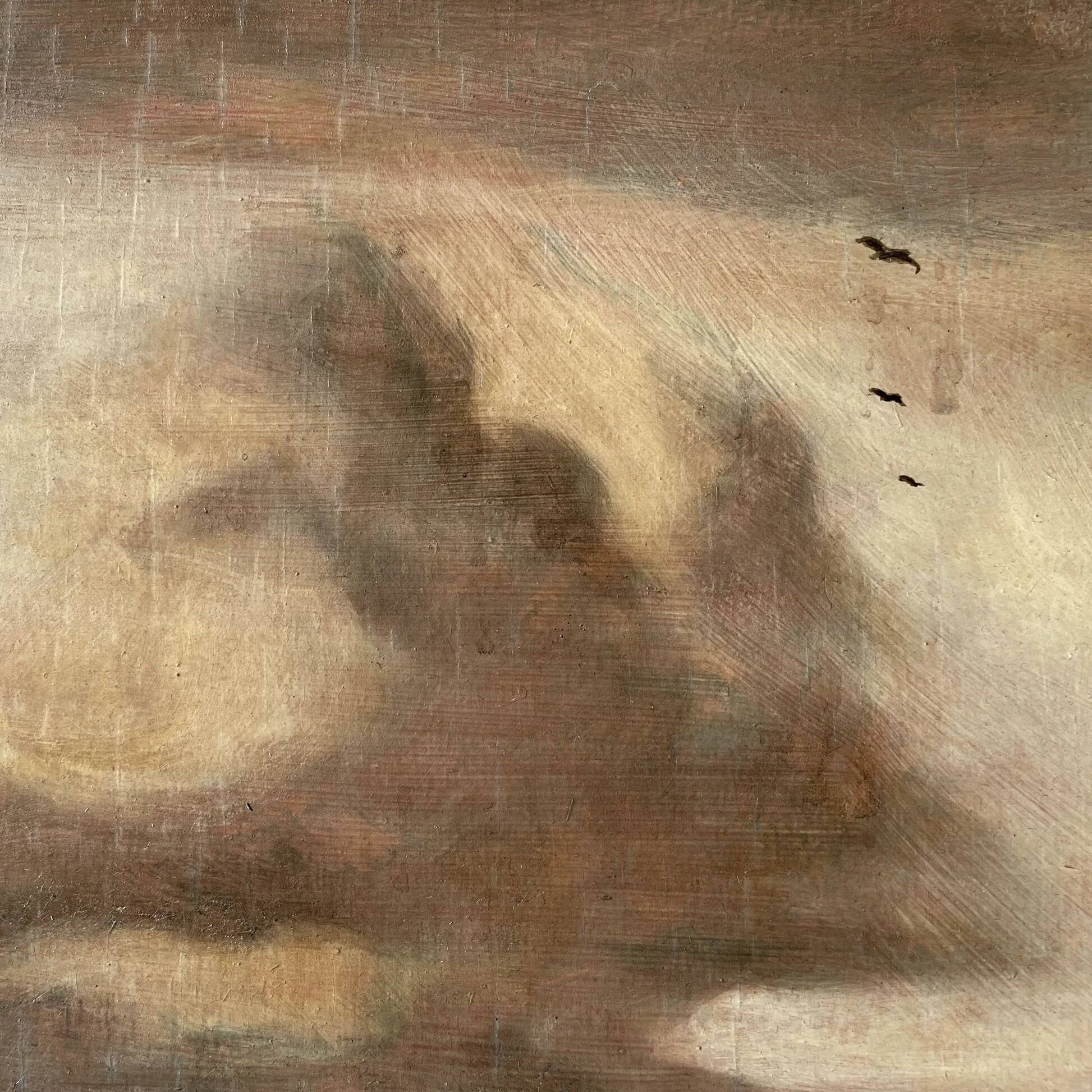 Reproduction by George Boellaard of the oil painting 'Grey Horse' by Wouwermans