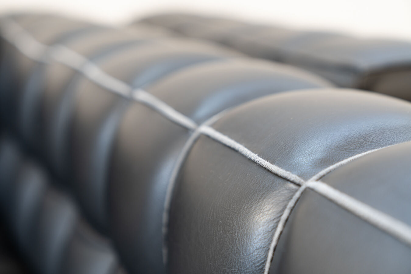 Kubus Sofas, Two Places by Josef Hoffmann for Wittmann, 1980s, Set of 4