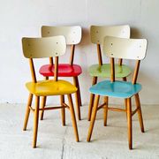 Chaises de salle à manger de Ton, années 1950.