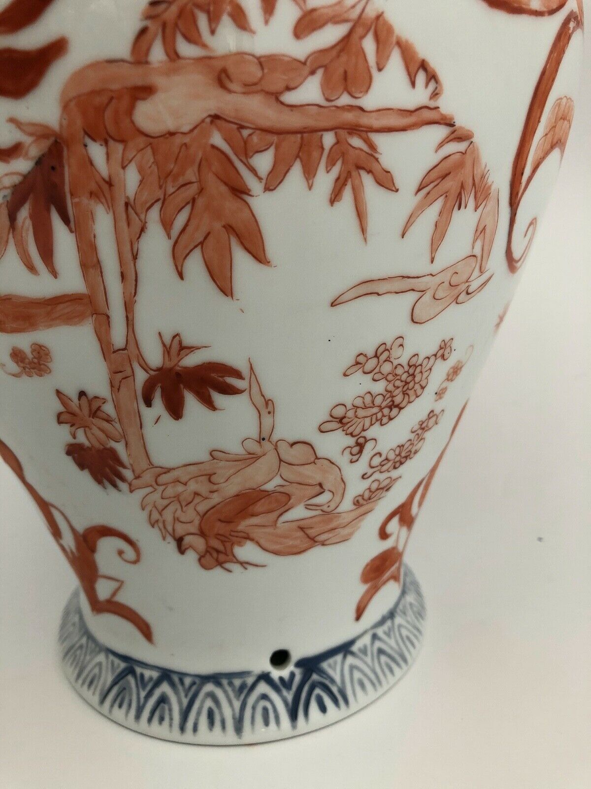 Balustre Limoges France decor Imari porcelain 1960