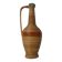 Old bottle dressed in vintage wood rattan