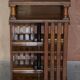 Victorian oak revolving library table circa 1880.