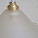 Vintage glass pendant lamp