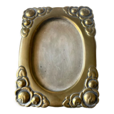 Cadre photo en laiton art nouveau
