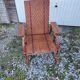 Rattan chaise longue 1900