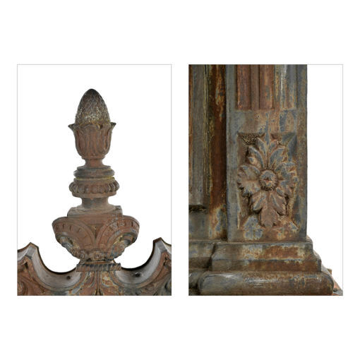 Nineteenth century cast iron window