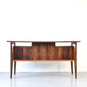 Midcentury Danish Executive Desk in Stunning Rosewood. Vintage / Modern