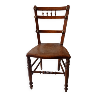 Très ancienne chaise signée W. Baumann
