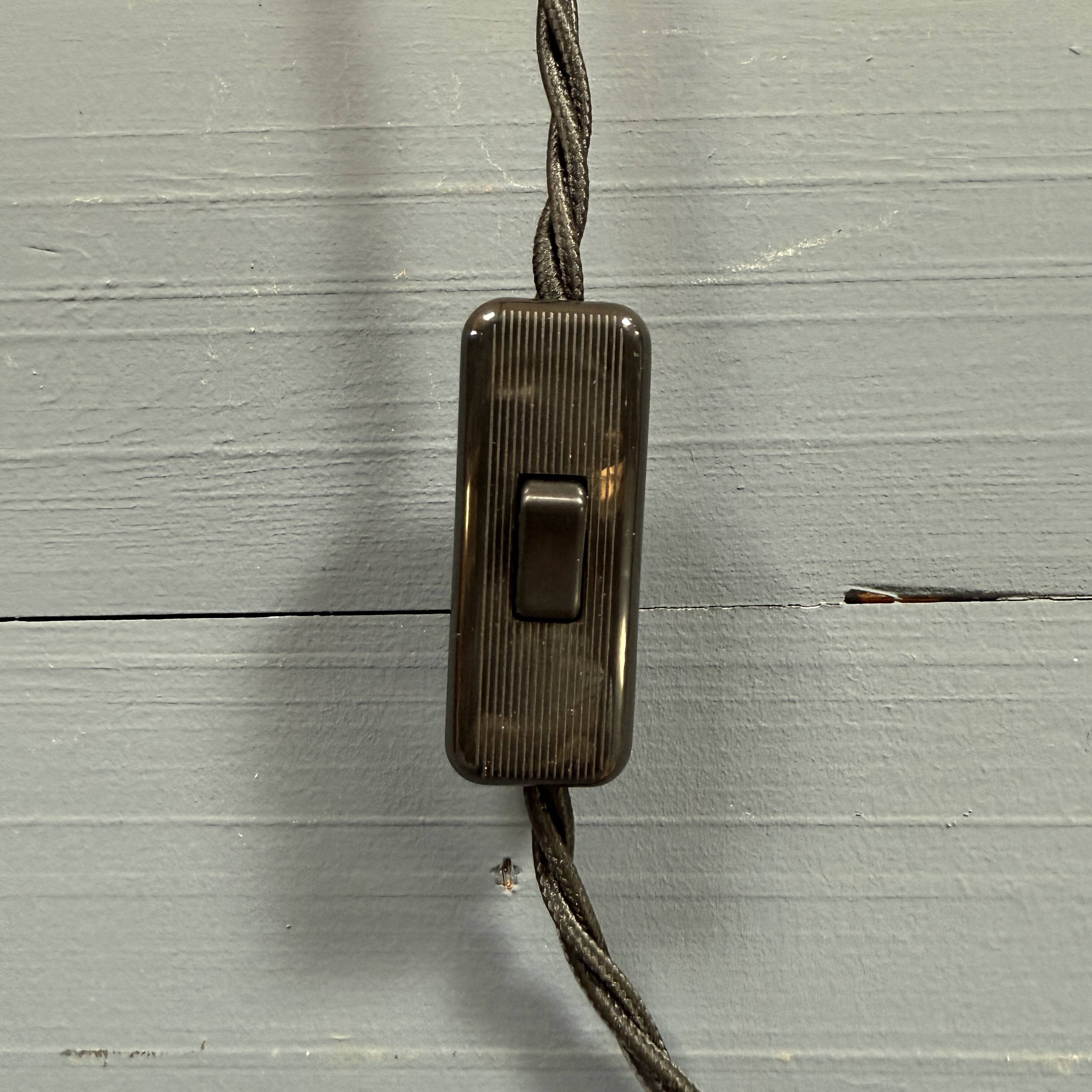 Early Rademacher wall lamp with large enamel shade