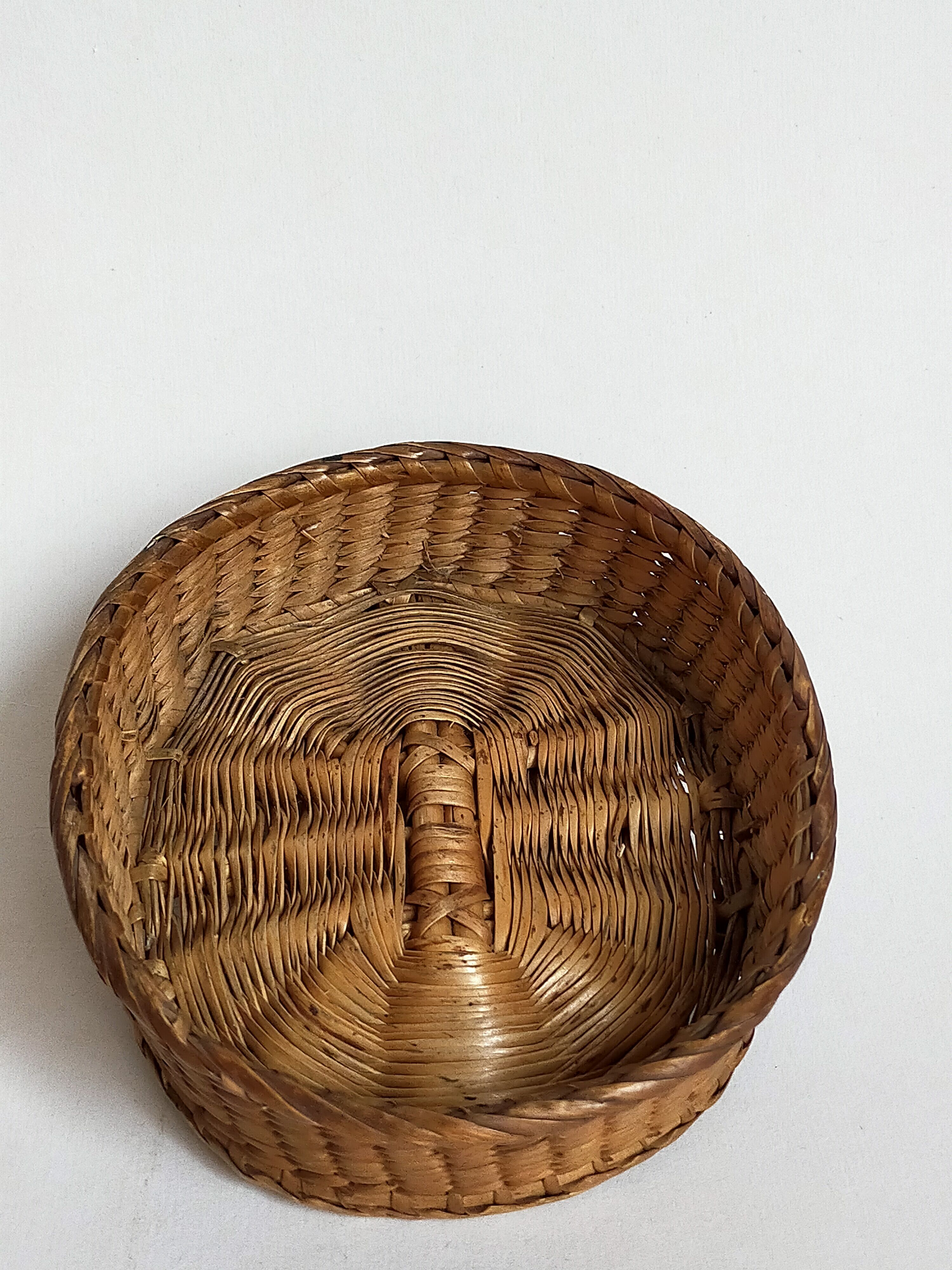 Set of three old thumbnail bins