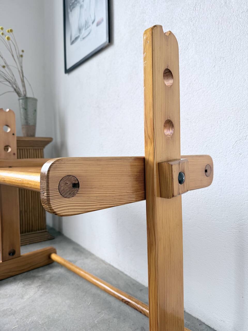 Bureau et chaise enfant pin Bauhaus