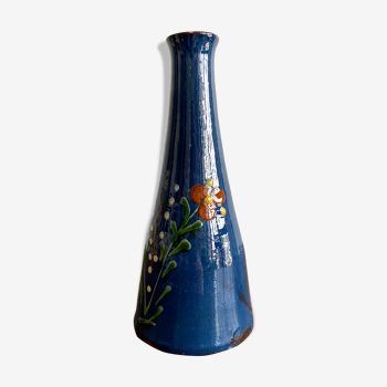 Vase soliflore à décor de fleurs