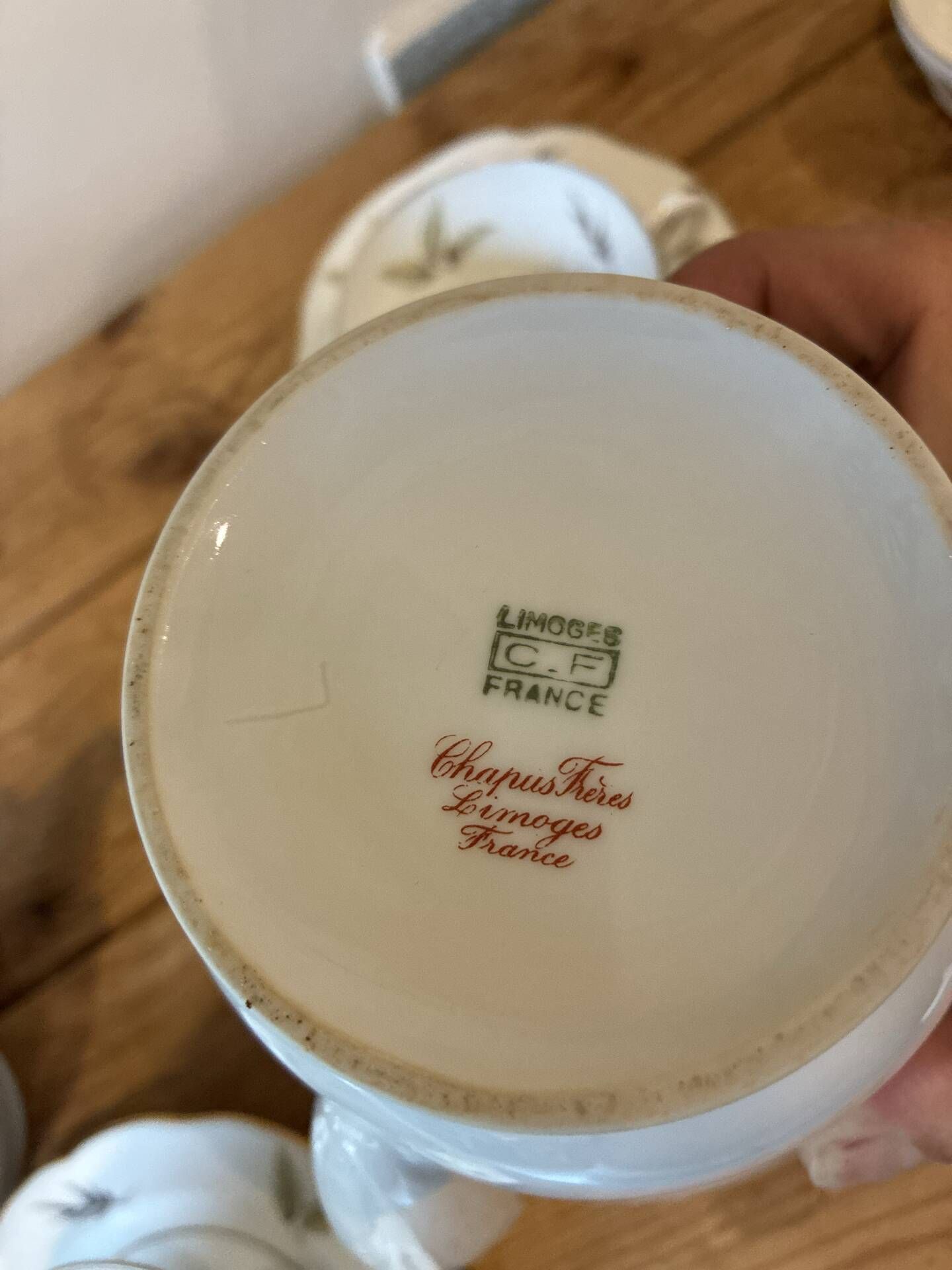 Coffee/tea service in Limoges porcelain – Chapus Frères – Oi decor
