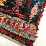 Moroccan Berber carpet Old Boucherouite 2,31x1.11m