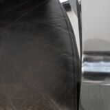 Unique design Aviator armchair with an aluminium frame