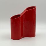 Vintage ceramic vase Gabbianelli style - mid century vase - 70s design