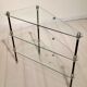 Etagère présentoir de vitrine verre vintage