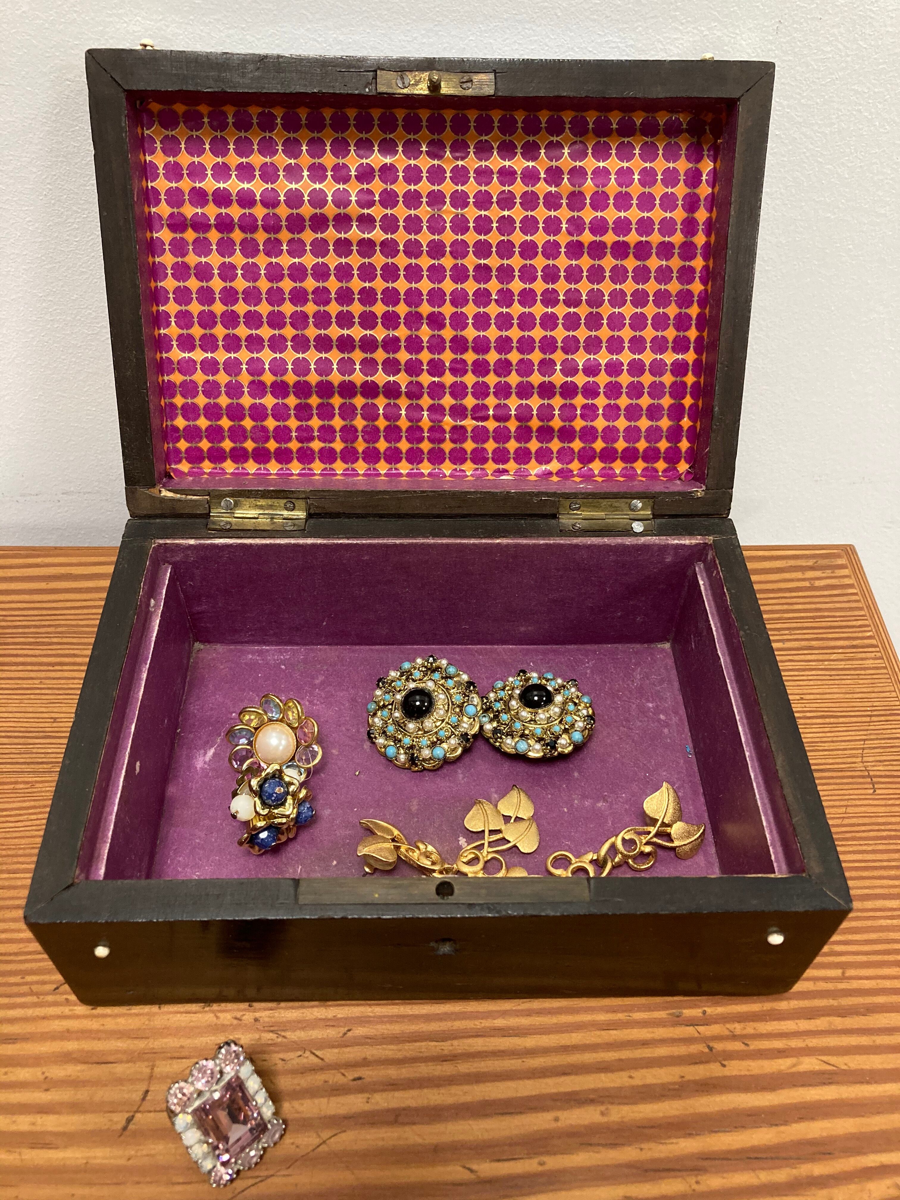 Boîte à bijoux vintage