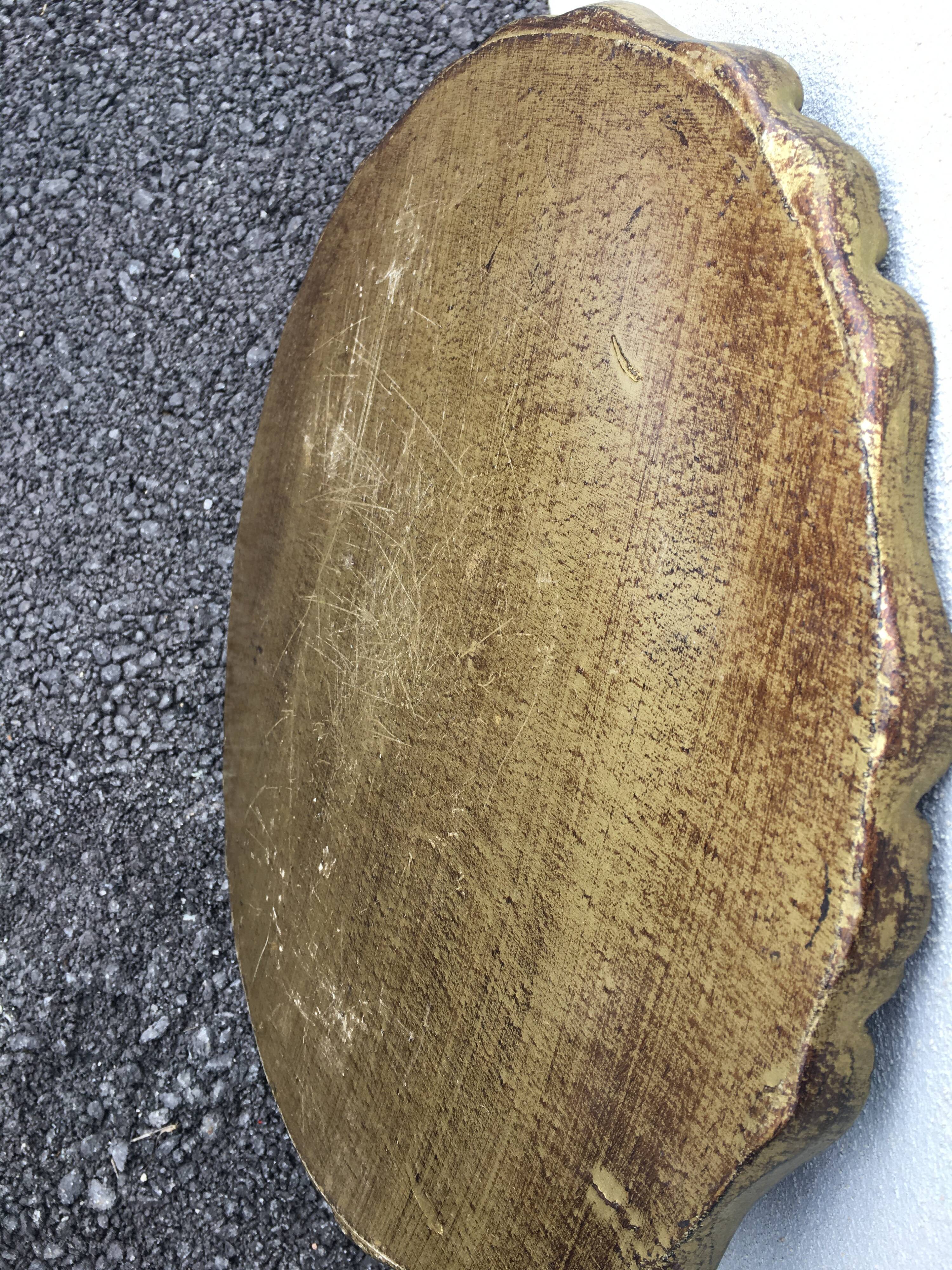 Blue and gold Venetian tray