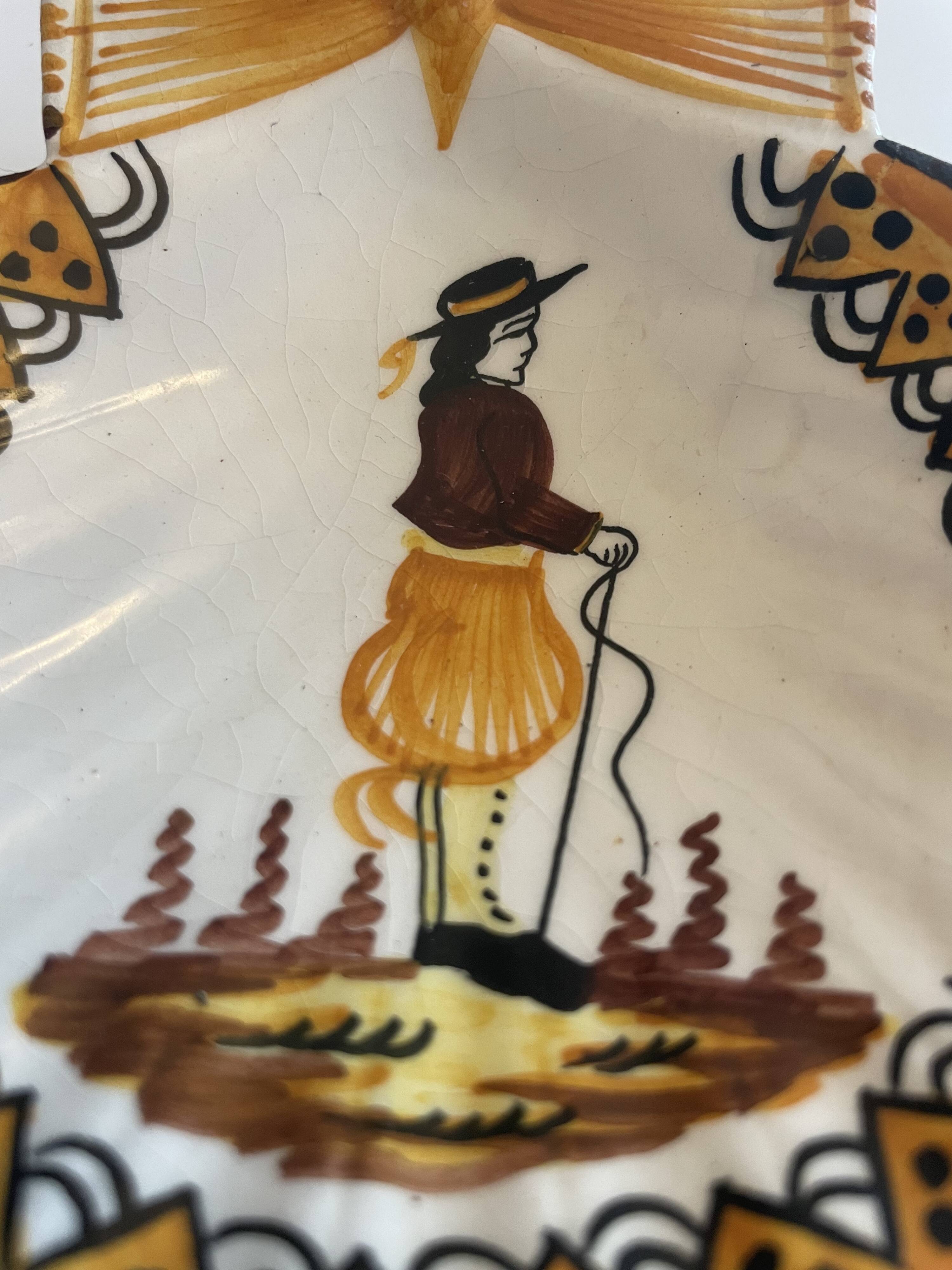 Faience cup quimper hb