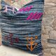 Handmade Moroccan Kilim cushion cover: Bohemian decorative cushion
