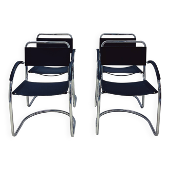 Chaises de design italien vintage (lot de 4)