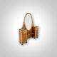 Antique Wooden Vanity, 1920s, Czechoslovakia