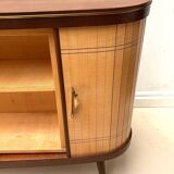 Sesame Bar Bookcase and Hidden Dry Bar