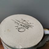 Mug tasse en grès vintage signé