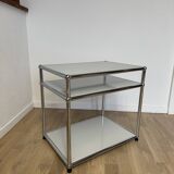 Table d’appoint USM Haller en Gris Clair