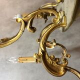 Louis XV bronze 6 lights chandelier