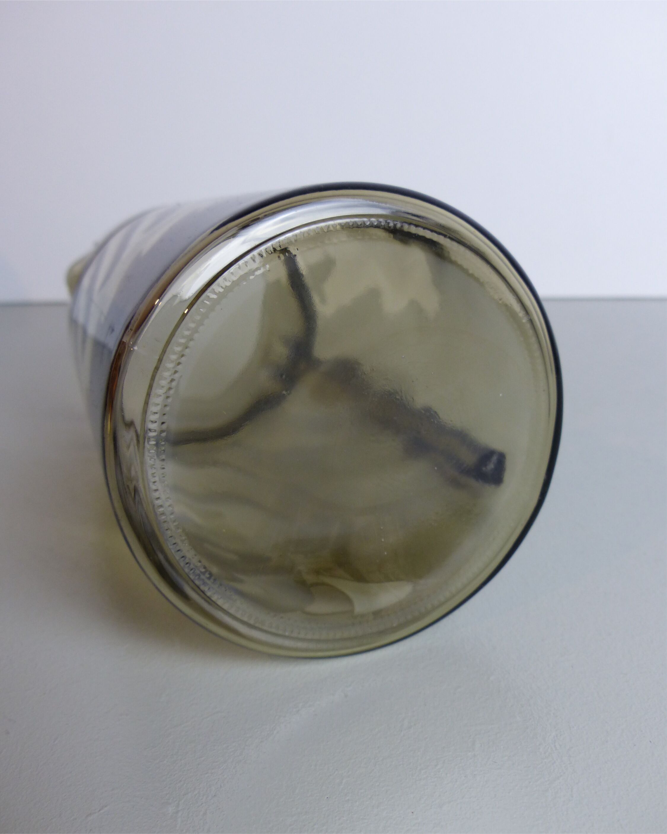 Smoked glass pitcher