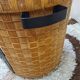 Vintage Rattan Brutalist Bar Cart