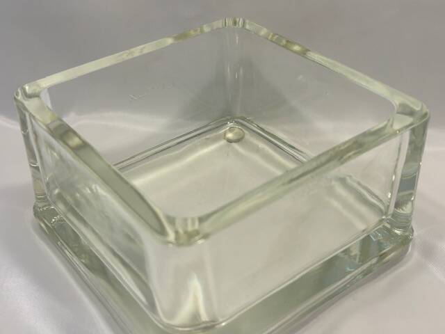 Lumax ashtray catchall in moulded glass Le Corbusier Perriand 20th century