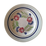 Large round dish Sarreguemines