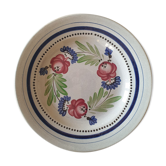 Large round dish Sarreguemines