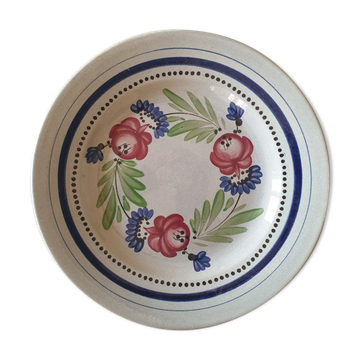 Large round dish Sarreguemines