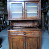 Old 3-body buffet in solid wood