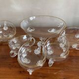 Old crystal punch service