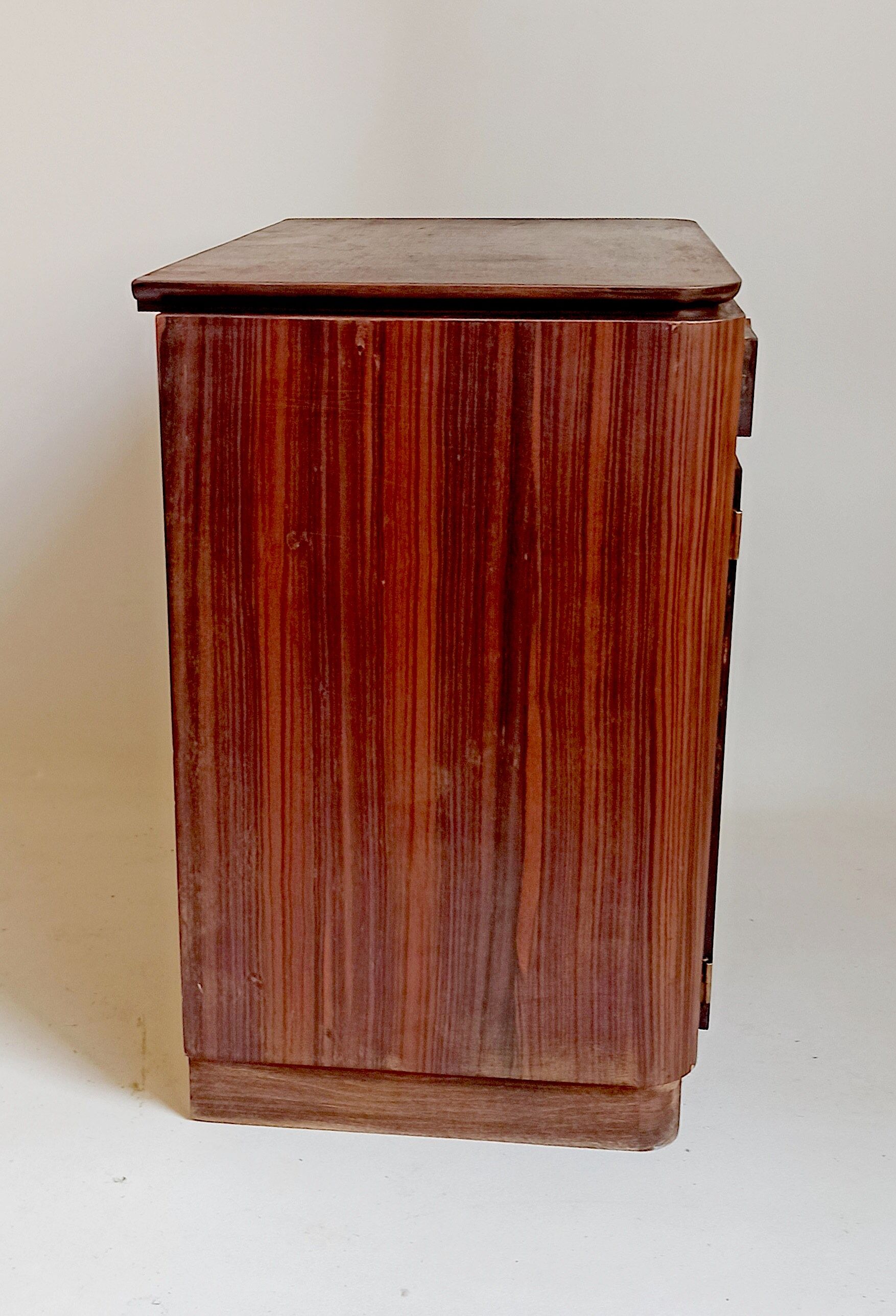 Meuble art déco bois macassar